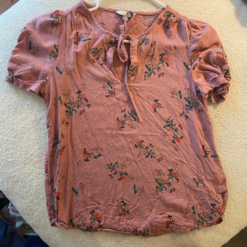 Floral Pink Women's Top